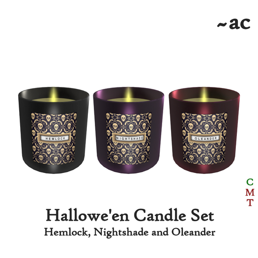 ~AC Hallowe'en Candle Set
