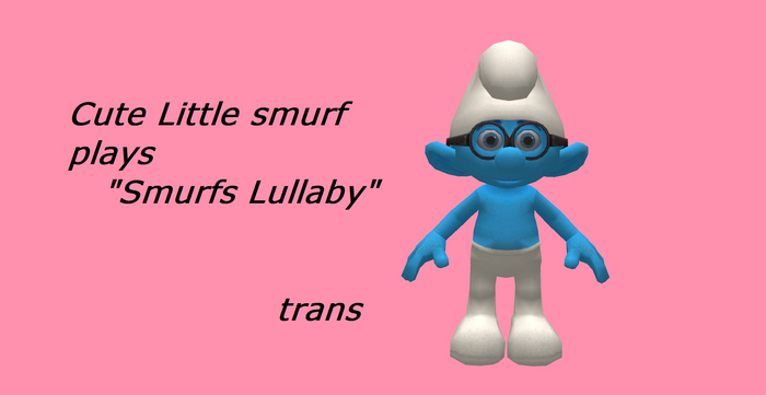 *MR* Musical Toy Smurf