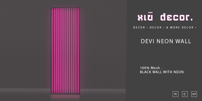 [xiu.D] Devi Neon Wall  