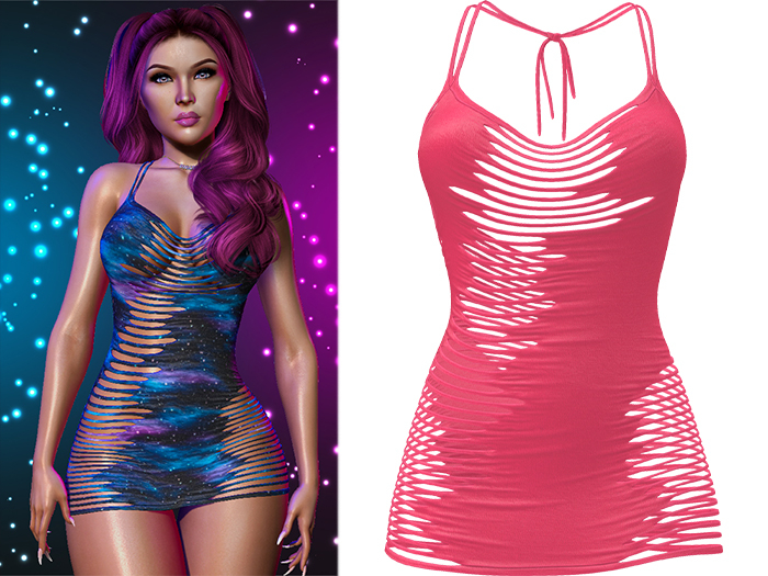 ripped pink dress Cinderella Pink Dress Ripped