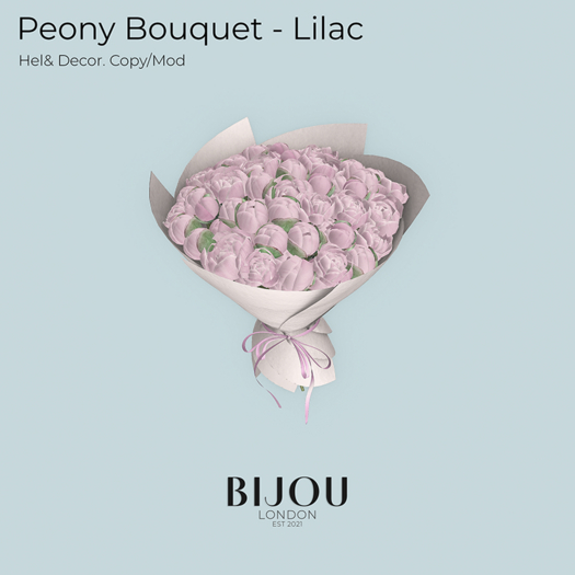 BIJOU :: Peony Bouquet - Lilac *add me*