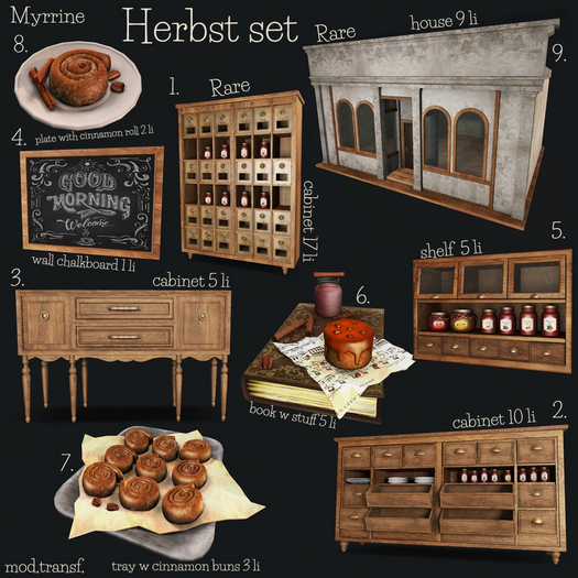 03. Myrrine. Herbst set cabinet 3