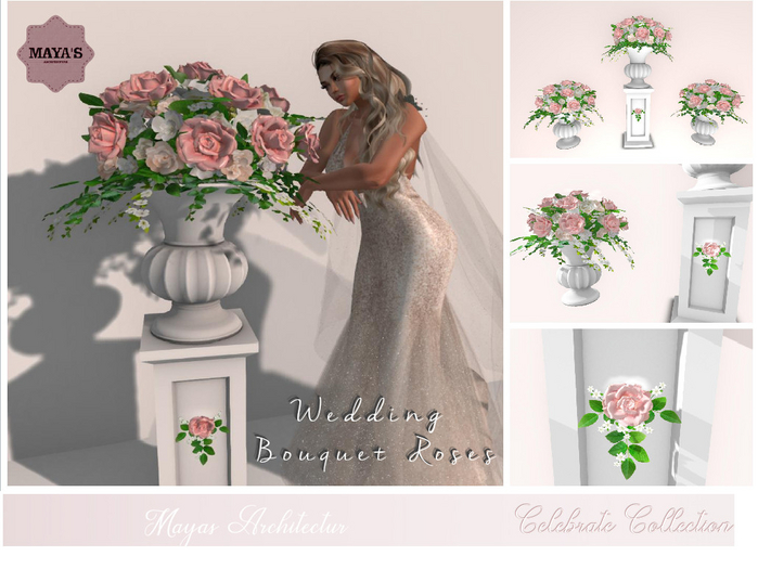 Pink Roses | Wedding Bouquet