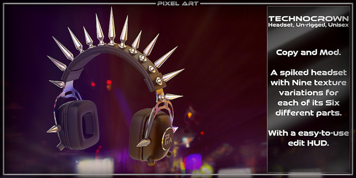 Pixel Art - Technocrown Headset