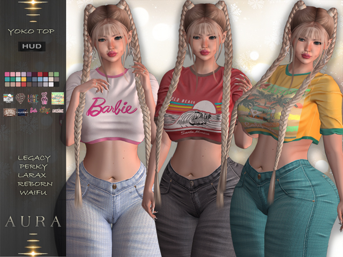 [Aura Design] Yoko Tops/FATPACK