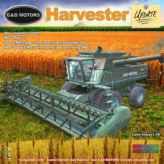 G&D MOTORS FARM Harvester 