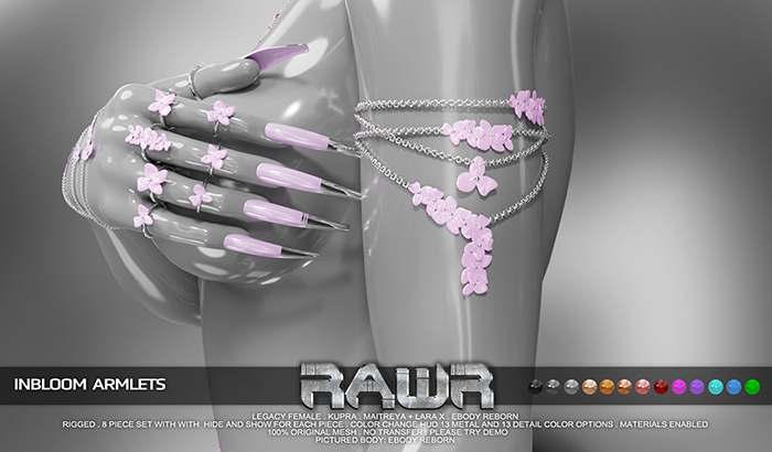 RAWR! Inbloom Armlets (add me)