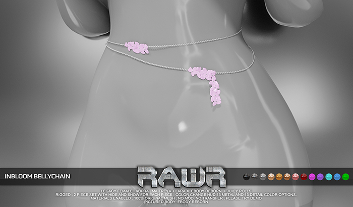RAWR! Inbloom Bellychain DEMO (add me)