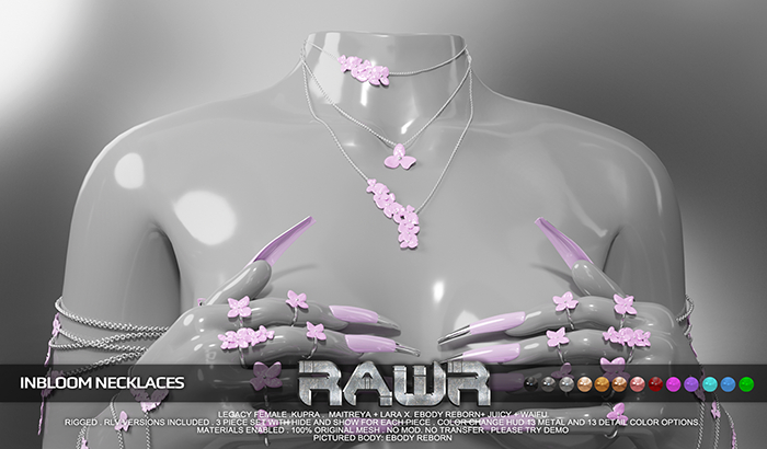 RAWR! Inbloom Necklace DEMO (add me)