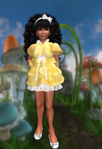 *YS* Kids - Roxi minidress - Natural