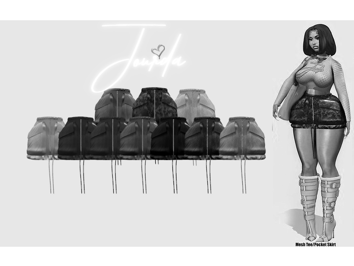 DEMO Jourda x Camp Pockets Skirt