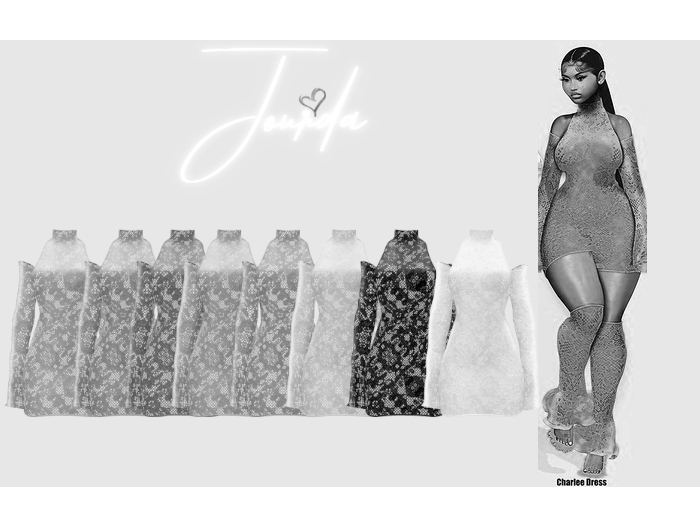 DEMO{ABC} Charlee Floral Lace Dress