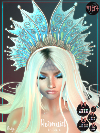 #187# Mermaid Headpiece