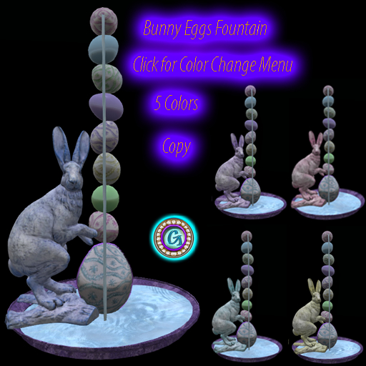 G * Bunny Eggs Fountain
