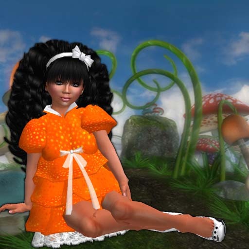 *YS* Kids - Roxi minidress - Tangerine