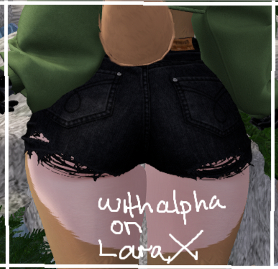 Free Geena Ripped Shorts Alpha for LaraX