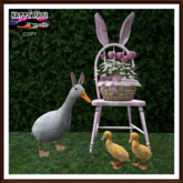 Easter - Bunny Chair - Pink