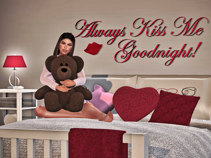 FOCUS Photo Tools - Always Kiss Me Goodnight Photo Prop and Pose