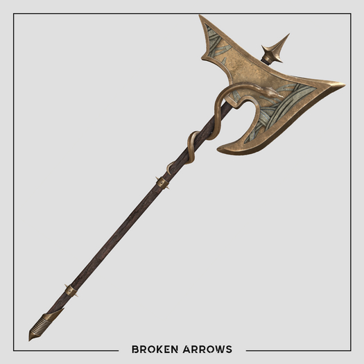 BROKEN ARROWS - Jormungand Axe - Golden