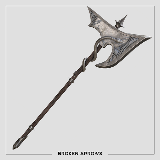 BROKEN ARROWS - Jormungand Axe - Silver