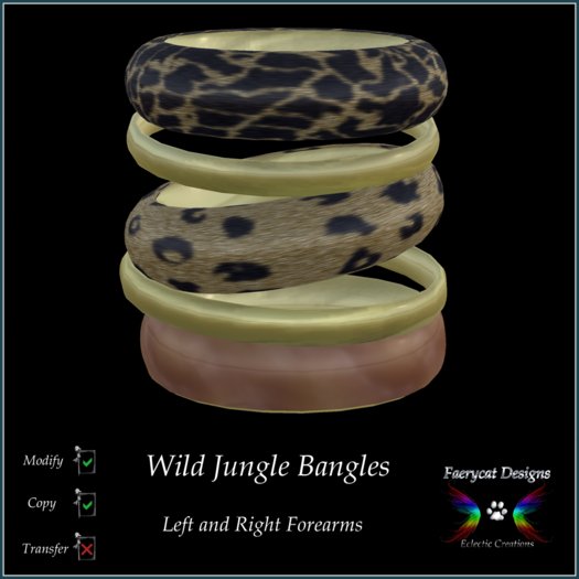 *FCD* Wild Jungle Bangles