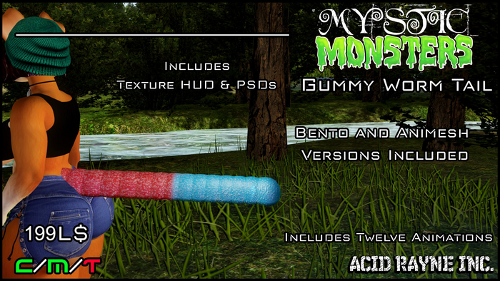 <AR> Mystic Monsters - Gummy Worm Tail