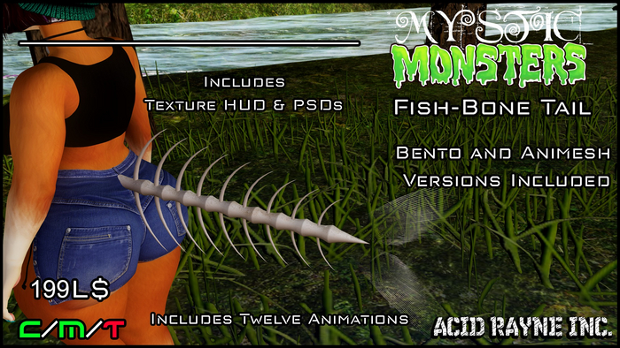 <AR> Mystic Monsters - Fish-Bone Tail