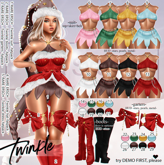 01. ERSCH - Twinkle {Legacy} suit RARE