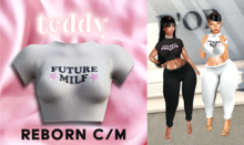 Teddy - For The Girls T-Shirt (Fatpack)