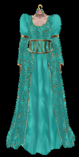 UY -  Constance Gown - TEAL - GIFT BOX