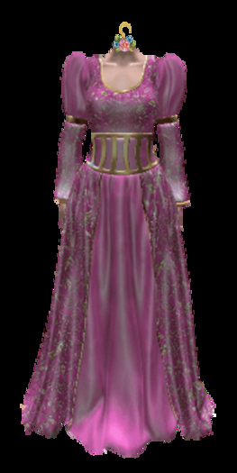 UY -  Constance Gown - PINK & GOLD -  GIFT BOX