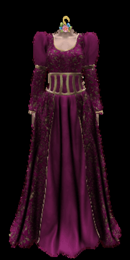UY -  Constance Gown - MULBERRY - GIFT BOX