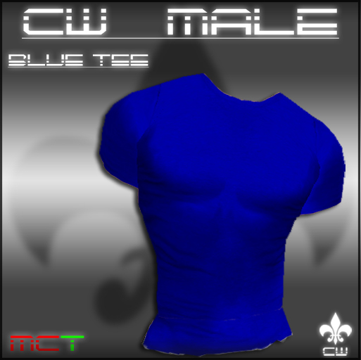 .:CW MALE:. Blue Tee