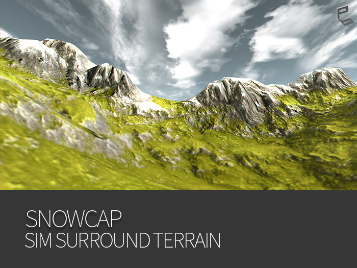 SNOWCAP sim surround terrain rezzer