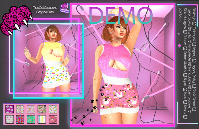 MCC - woman - DEMO - easter parade dress