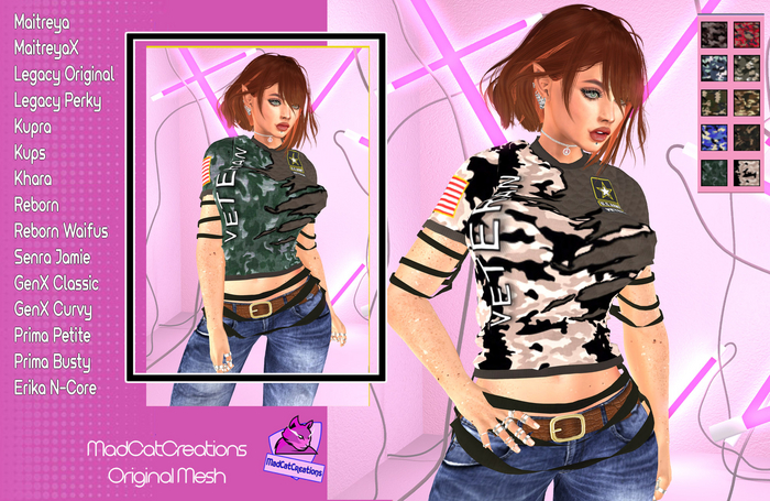 MCC - women - army shirt w HUD