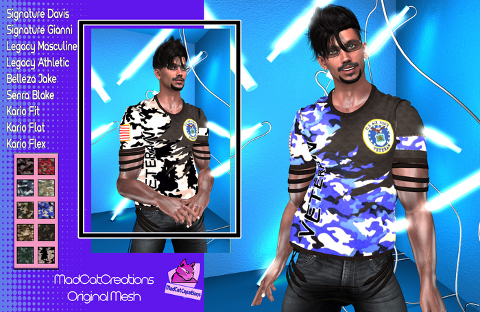 MCC - men - Air force shirt w HUD