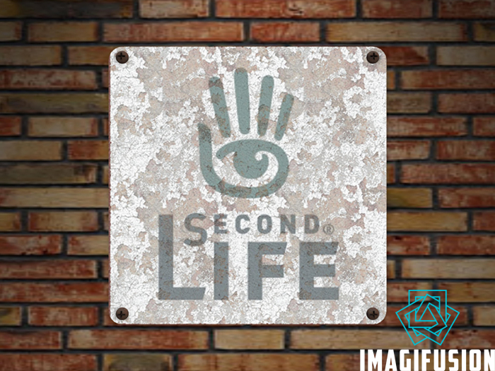 *Vintage Metal Sign - 2nd Life*