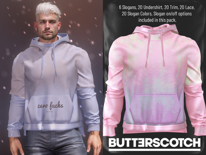 BUTTERSCOTCH . Theo Hoodie {Mix Pink}