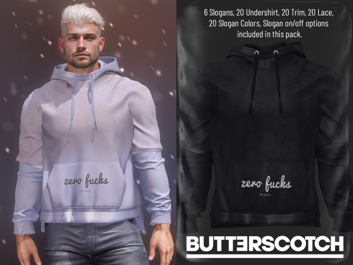 BUTTERSCOTCH . Theo Hoodie {Black}