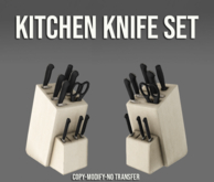 - KITCHEN KNIFE SET -