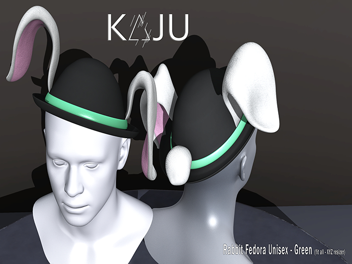KAJU - Rabbit Fedora - Green 