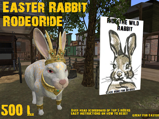 Easter  Rabbit Rodeo Ride BOXED