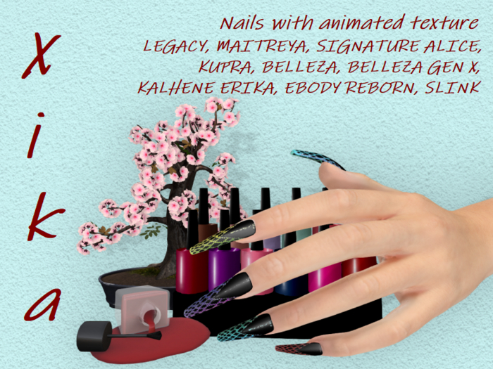 Xika ^ Animated nails  4 B