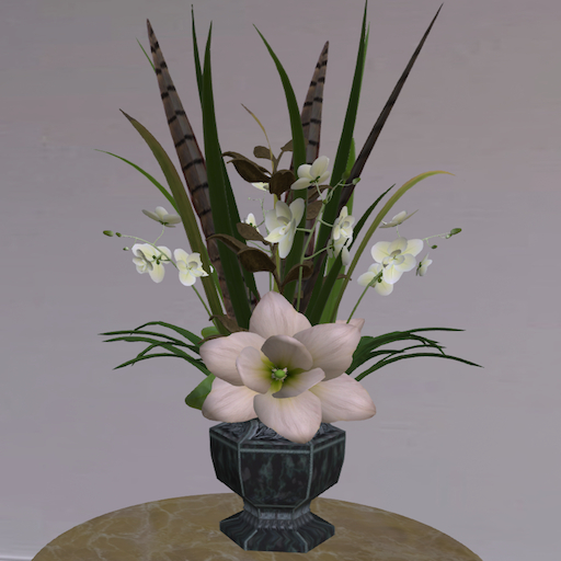 Song's Magnolias and Orchids Pot