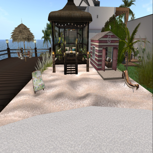 fancy corner lot Hut
