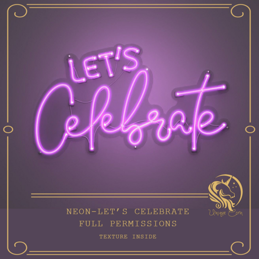 Full Perm Neon - Let's Celebrate 