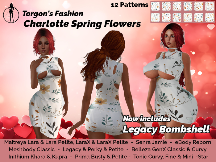 Torgon's Fashion 'Charlotte Spring Flowers Fatpack'  (t2003)