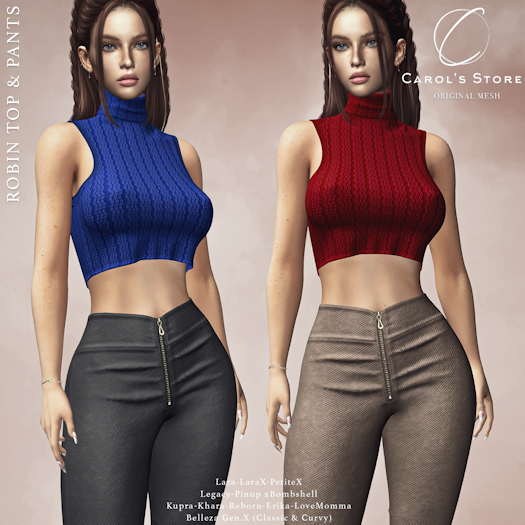 Carol's Store- Robin Top Red