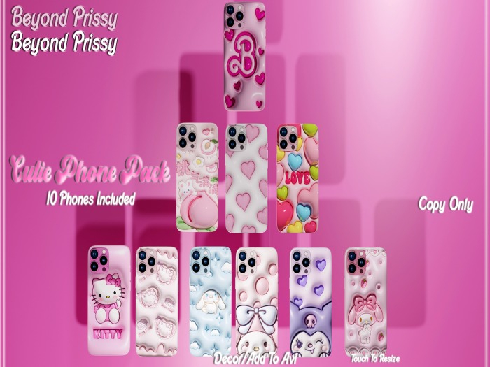 //Bp Cutie Phone Pack - Add To Unpack